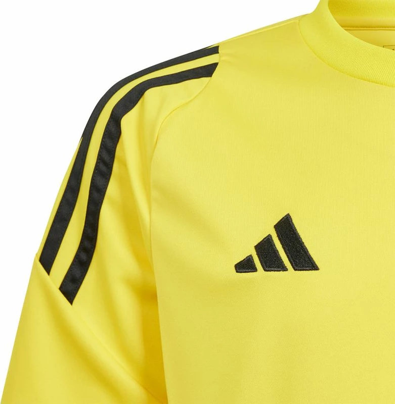 Fanellë futbolli për fëmijë adidas, e verdhë