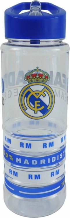 Shishe uji Real Madrid Hikvision B92-20RM, transparente, me 4 shirita dore