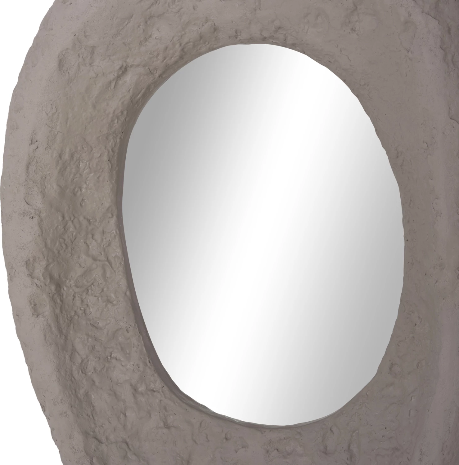 Pasqyrë muri RIFFE, fibër-cement, ngjyrë gri, 60x13x85cm