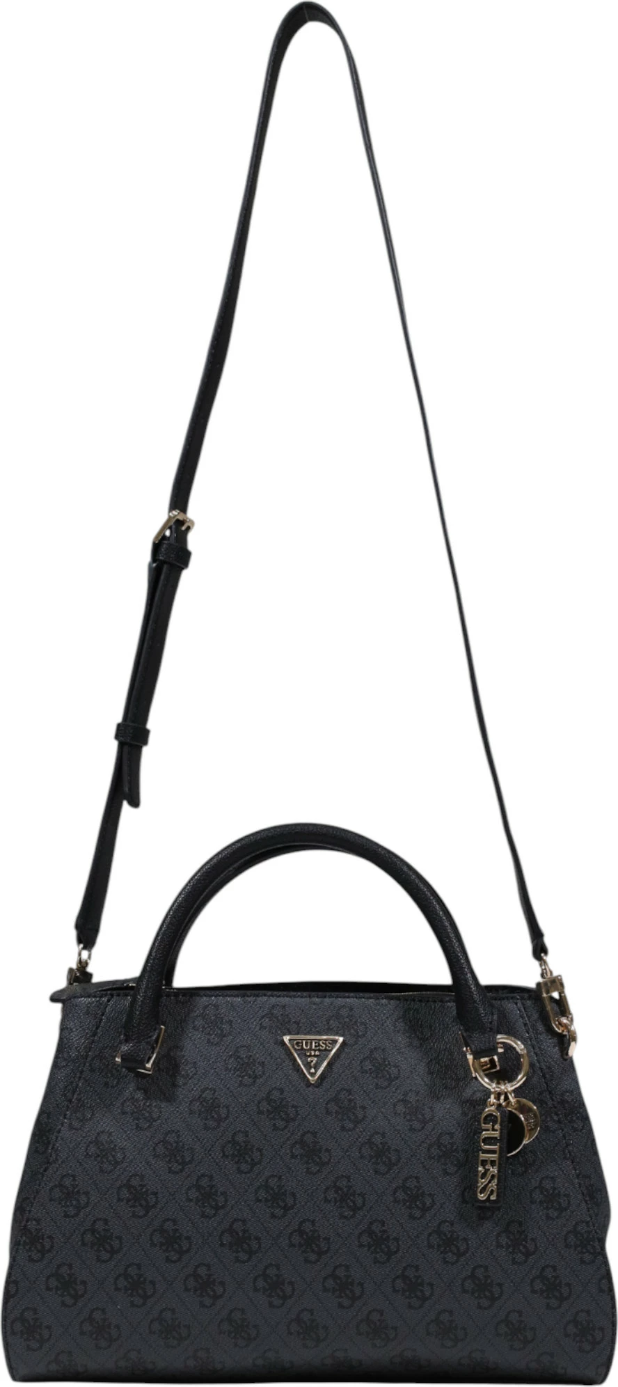 Çantë dore për femra Guess Noelle II Luxury Satchel HWBG96 72070, antracit