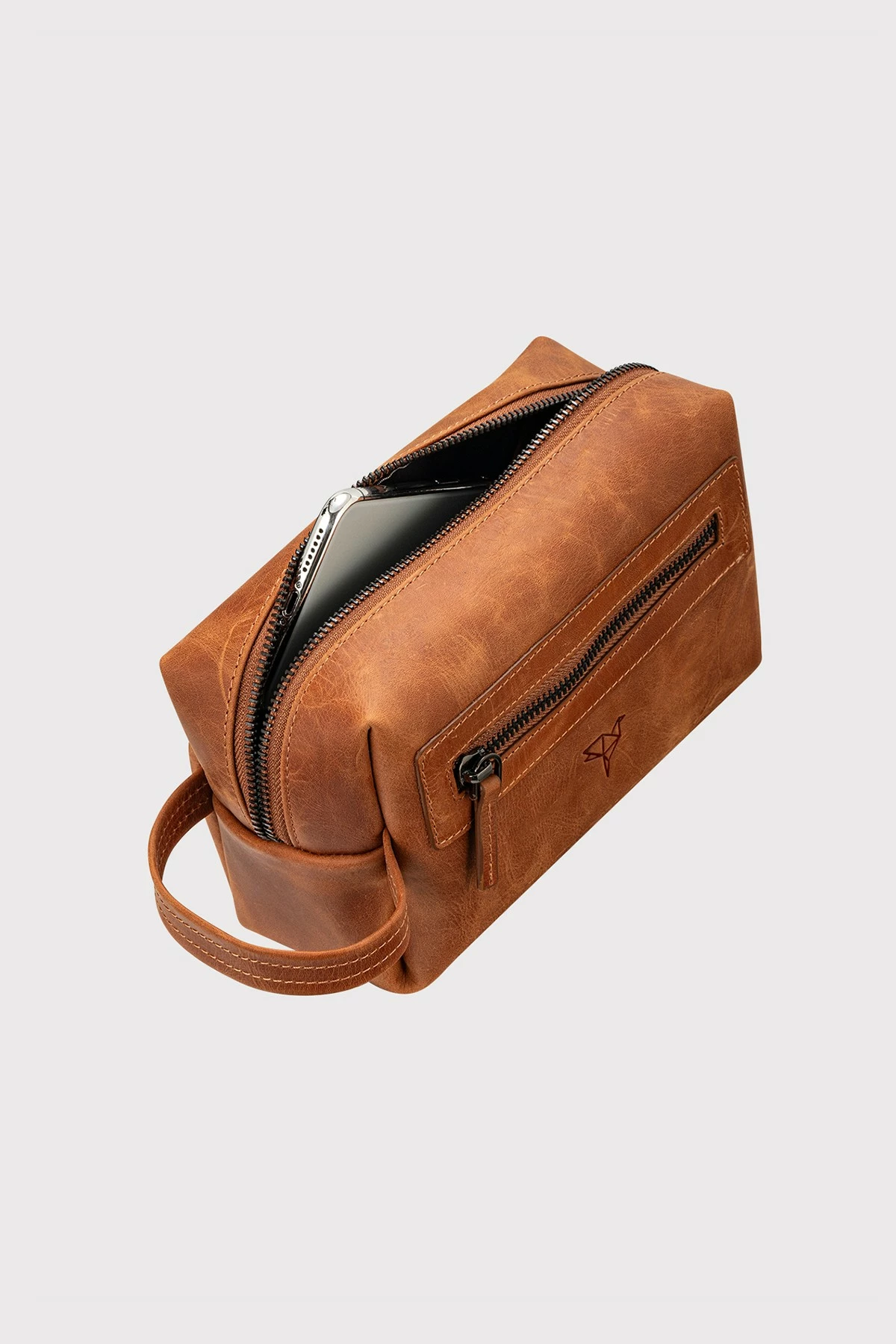 Çantë dore Zoozie Bags, Boston Crazy, ngjyrë tan