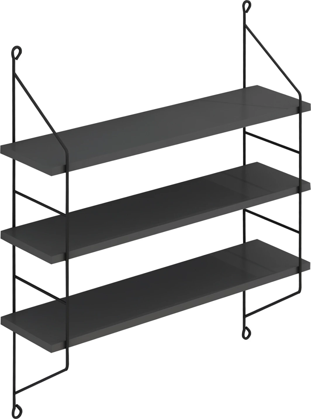 Rafte muri ACHALA FH9185.20, 60x15x68H cm