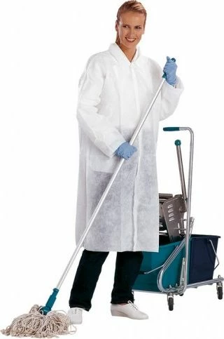 Mantel mbrojtës Delta Plus, madhësi M, polipropilen non-woven 35 g/m², i bardhë