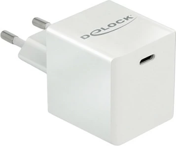 Karikues DeLOCK USB-C PD 3.0 GaN 40W, i bardhë