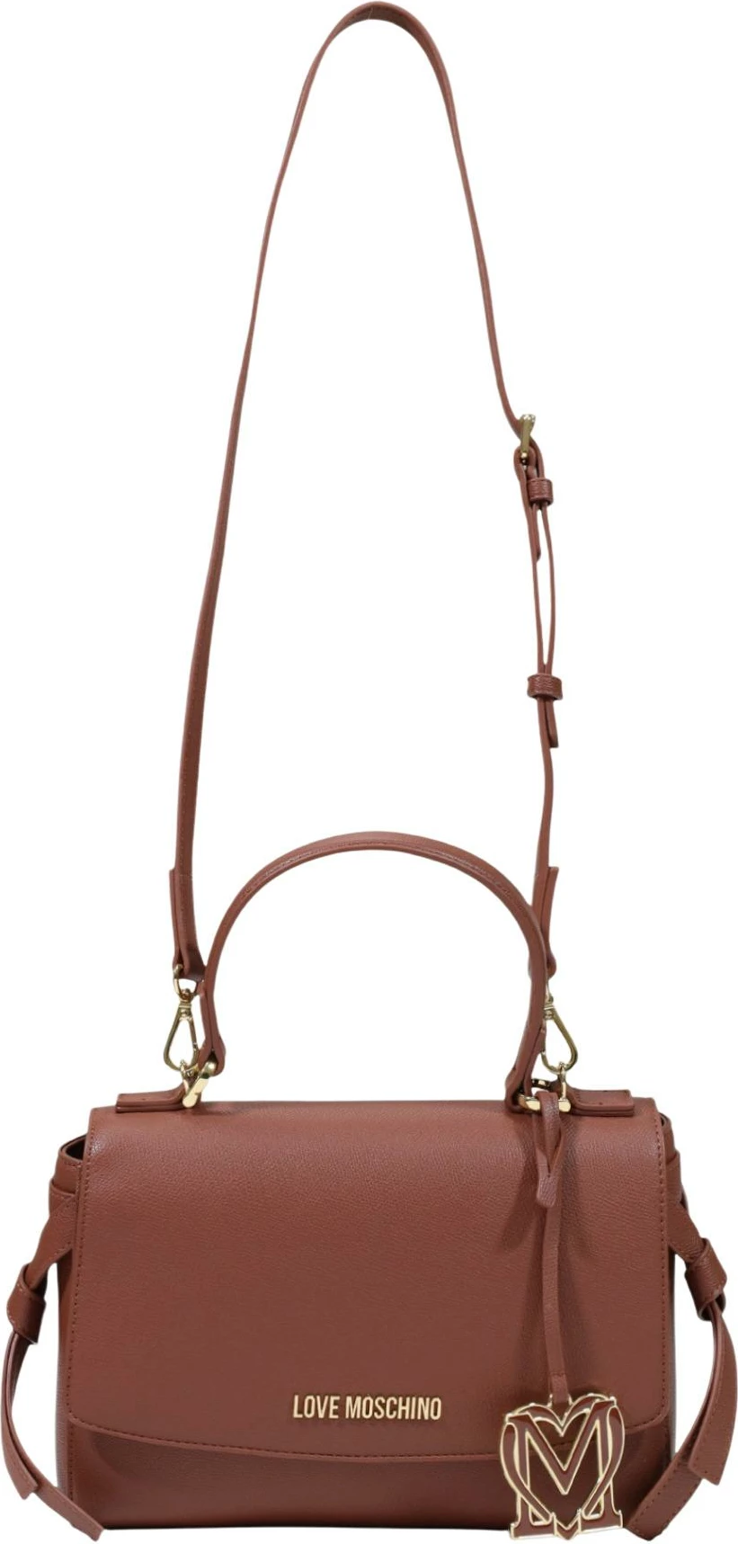 Çantë dore Love Moschino JC4061PP për femra, ngjyrë lëkure