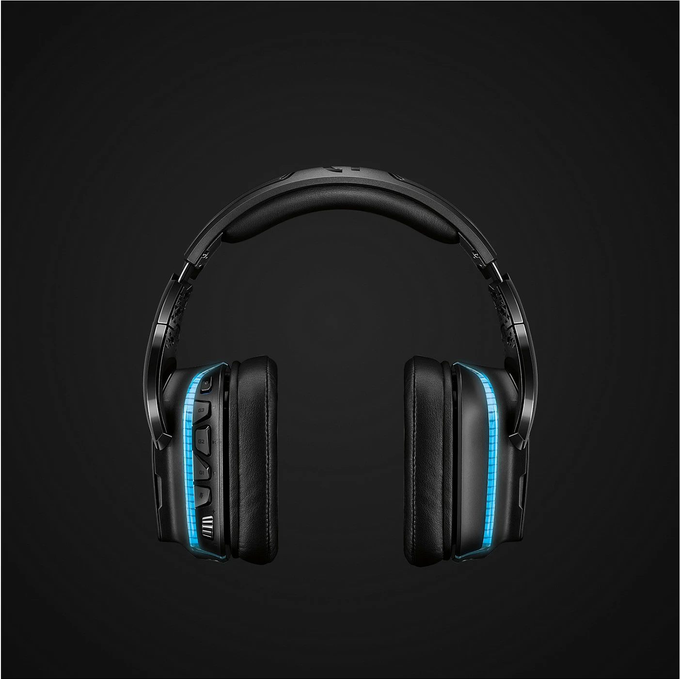 Kufje gaming Logitech G935 pa tela, 7.1 Surround Sound, e zezë, blu