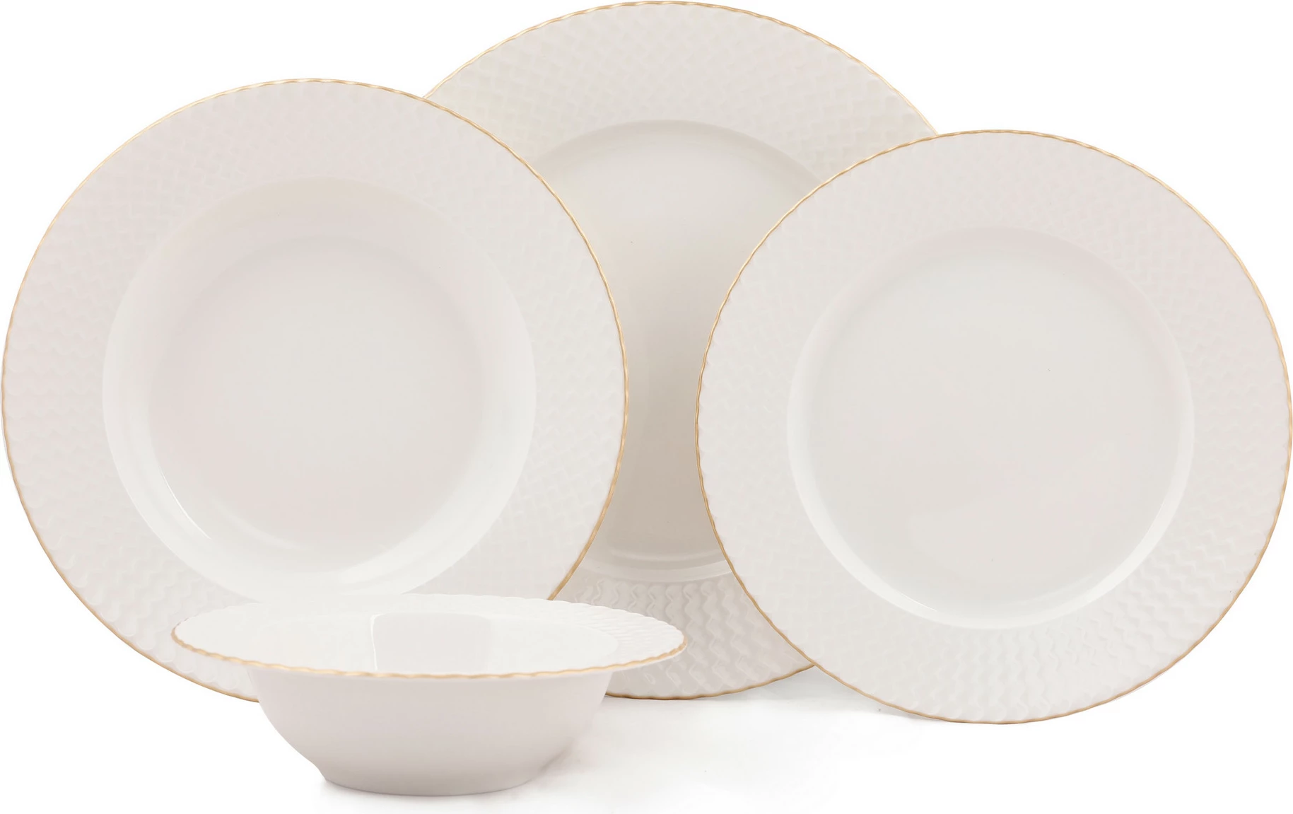 Set enësh për darkë (24 copë), Hermia, BNIRN24Y2520