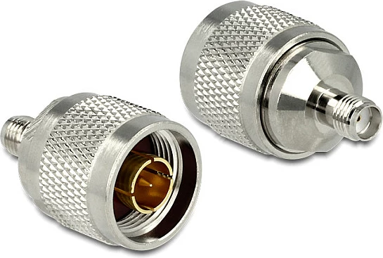 Adapter SMA DeLOCK 88838, mashkull-mashkull, 20 mm, ari/bronzi