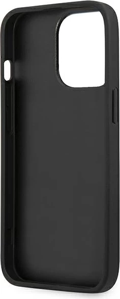 Mbështjellës Guess Saffiano 4G Big Metal Logo për iPhone 13 Pro / 13 6.1", i zi