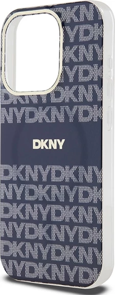 Mbështjellës DKNY IML Mono & Stripe MagSafe për iPhone 15 Pro, Kaltër