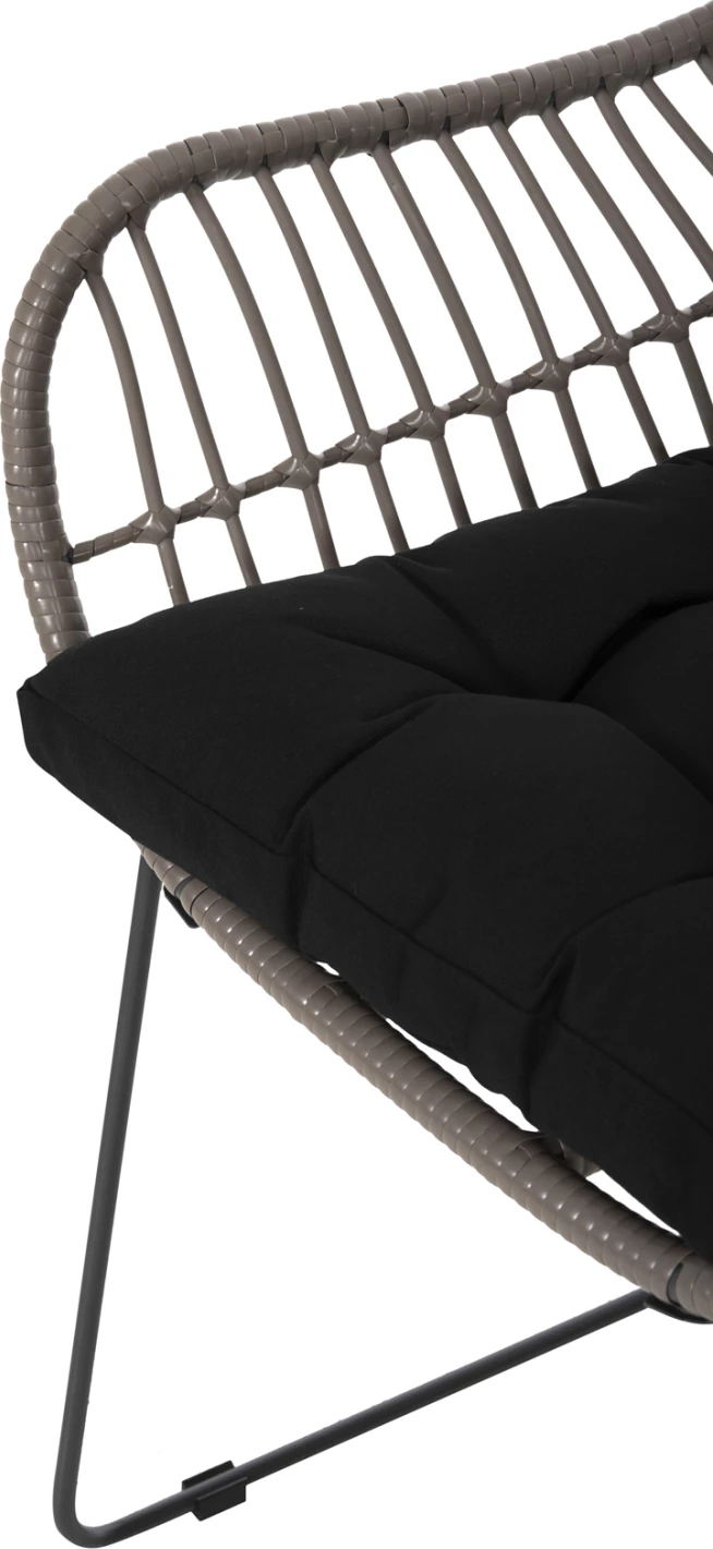 Karrige metalike FH5300.10 gri mocha mat me thurje 60x56x84cm