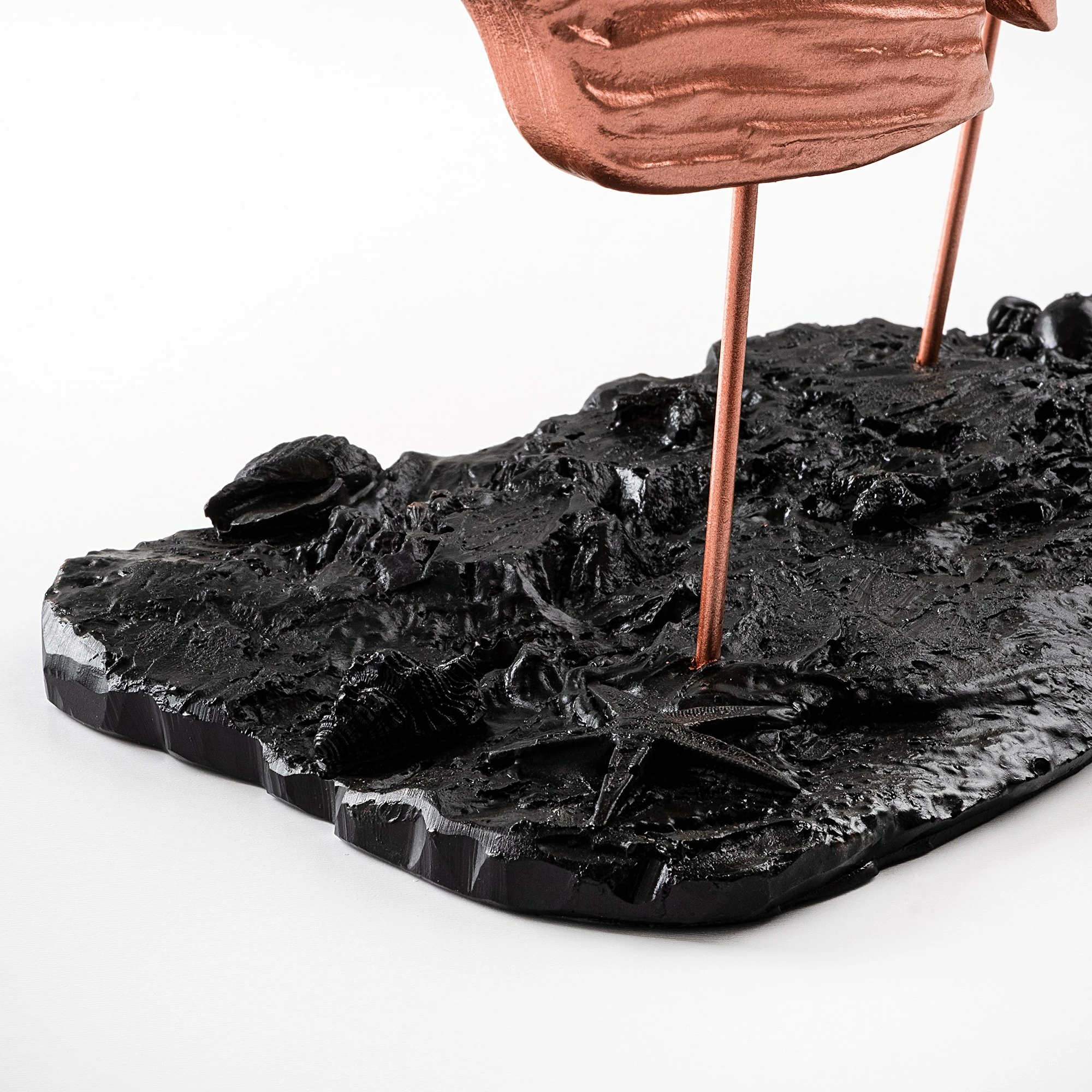 Objekt dekorativ Aberto Design, Copperband 2, ngjyrë bronzi
