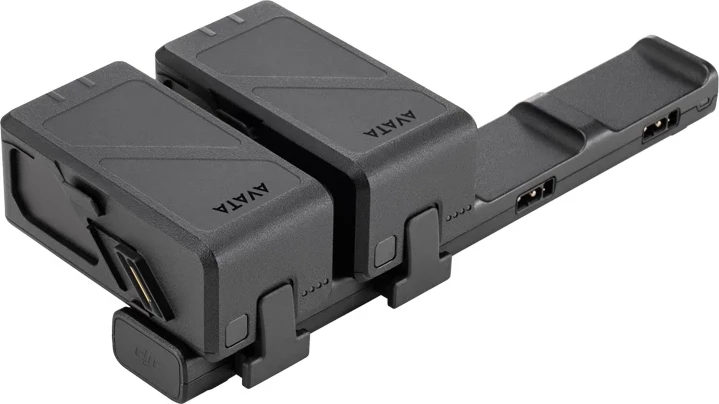 Set aksesorësh DJI Avata FPV, 2 bateri rezervë dhe stacion karikimi, Gri