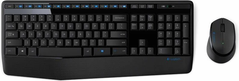 Set tastierë + maus Logitech MK345 920-006489, wireless USB, layout US, i zi