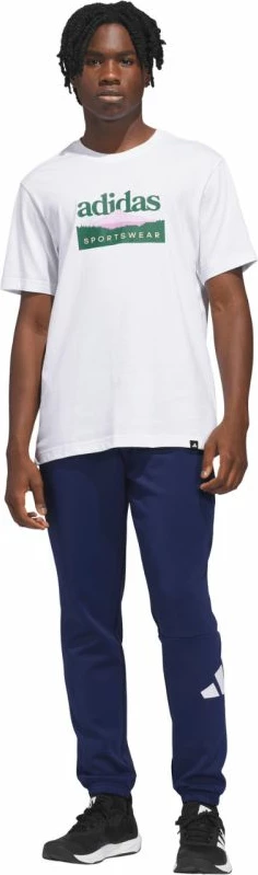 Maicë për meshkuj adidas Sportsman Mountain Graphic KC9254, e bardhë