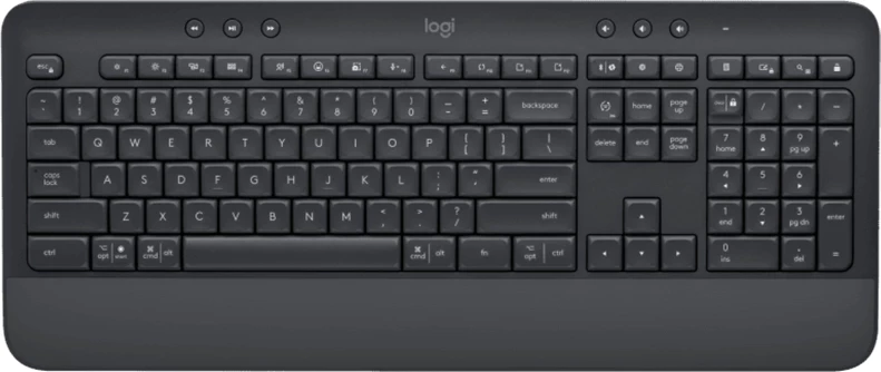 Tastierë Bluetooth Logitech Signature K650, US INT'L, grafit, me marrës USB + 2x AA