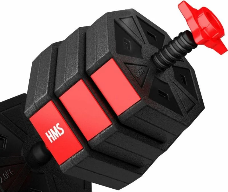 Set pesha dore dhe shufër HMS, uniseks, të kuqe/zeza