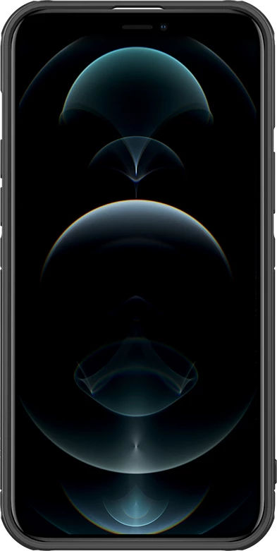 Mbështjellës Nillkin Cyclops Case për iPhone 13 Pro, me kapak kamere dhe qëndrim, i zi