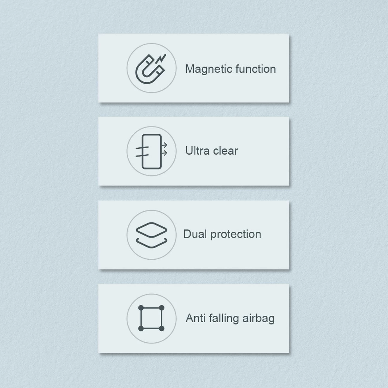 Mbështjellës Nillkin Nature Pro për iPhone 15 Plus, me MagSafe, transparent/blu