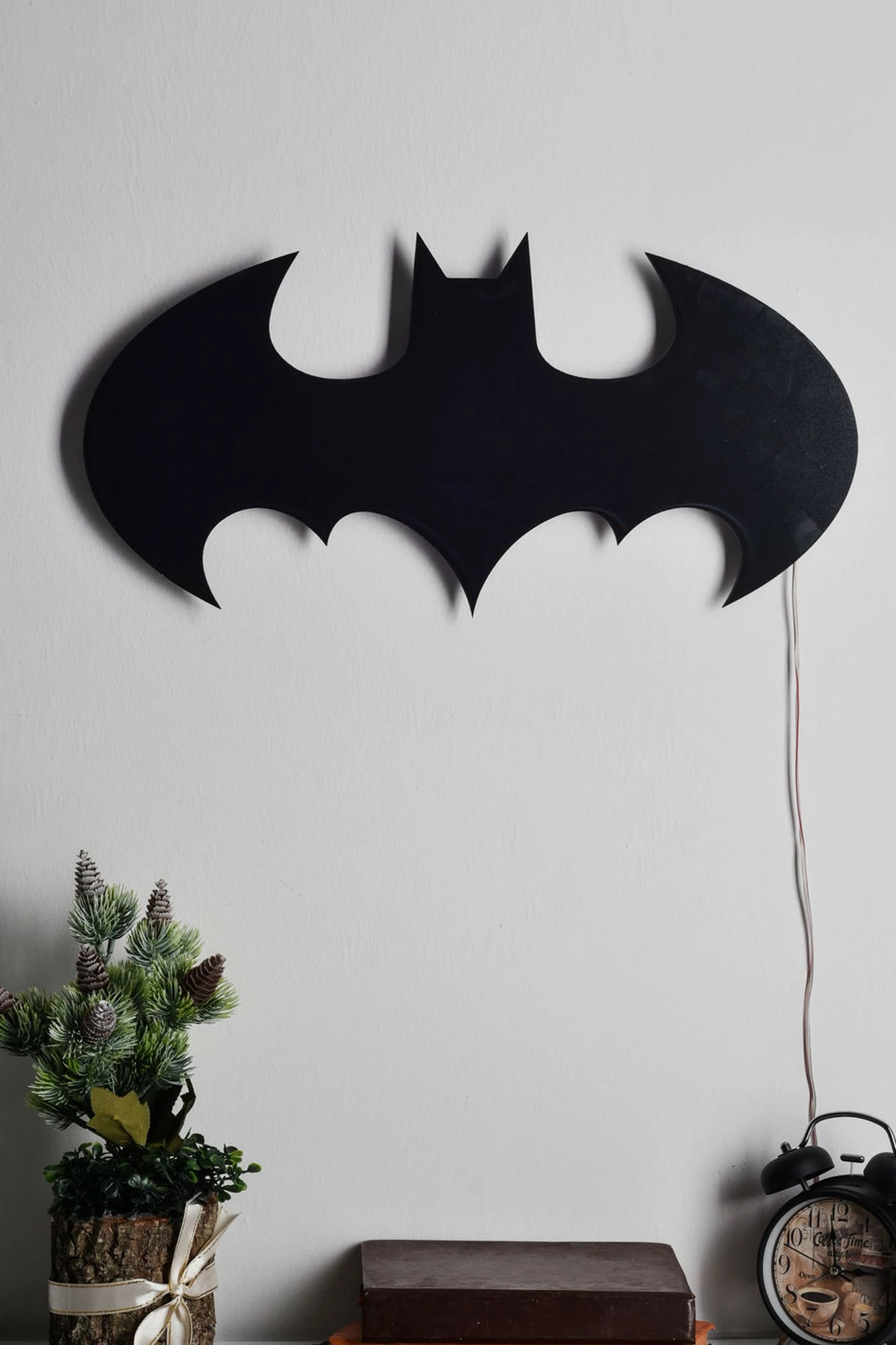 Dritë dekorative LED, Batman, ngjyrë e kuqe