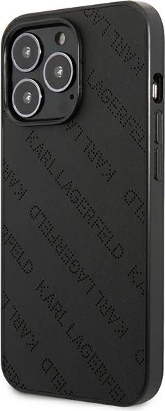 Mbështjellës Karl Lagerfeld Perforated Allover për iPhone 13 Pro Max 6.7", i zi