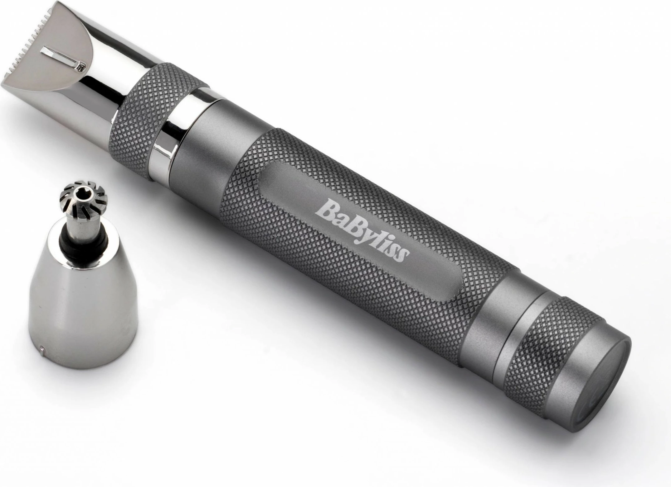 Makinë rroje BaByliss E116E, për veshë, vetulla, hundë, gri, argjend