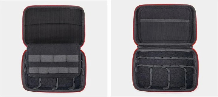 çantë transporti PGYTECH P-18C-020 për DJI OM 5/4/3, Pocket/Pocket 2 dhe kamera aksioni, ndarje modulare, rezistente ndaj ujit, e zezë