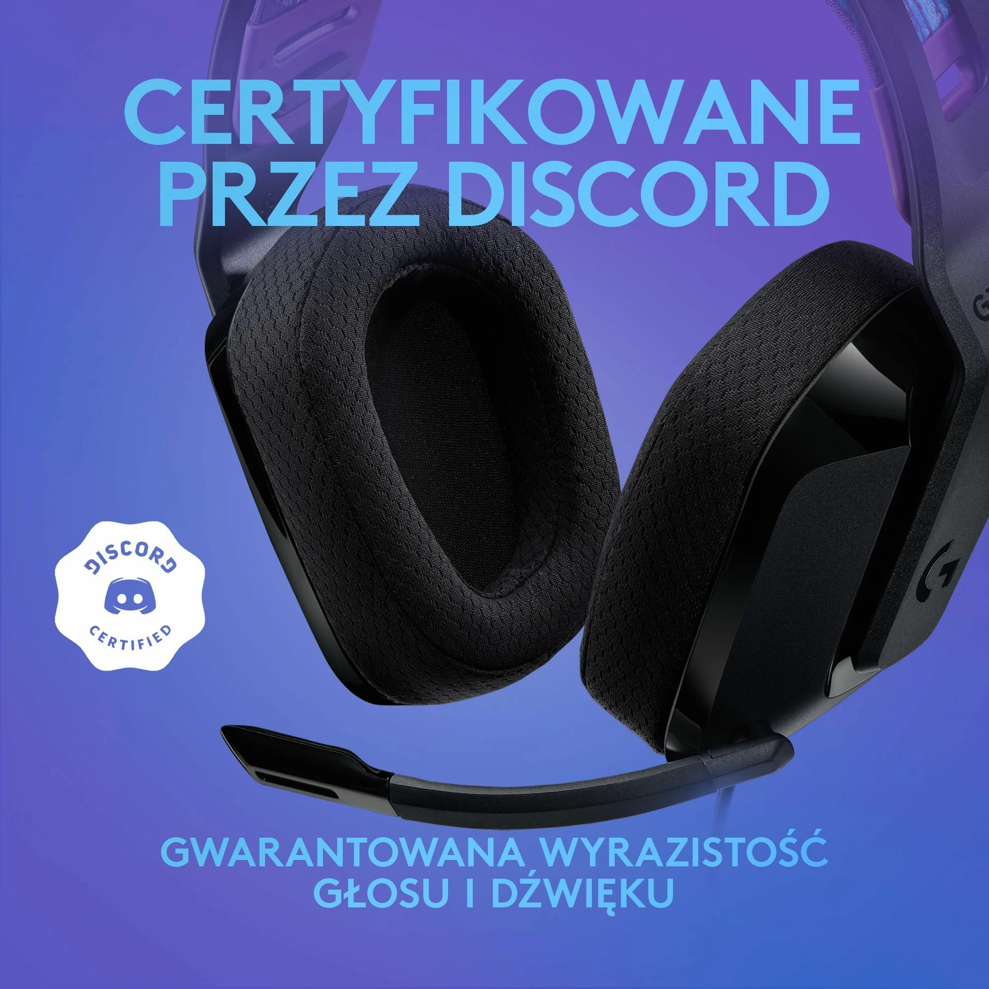 Kufje gaming Logitech G335 (981-000978), me kabllo 3.5mm, mikrofon, 40mm, të zeza