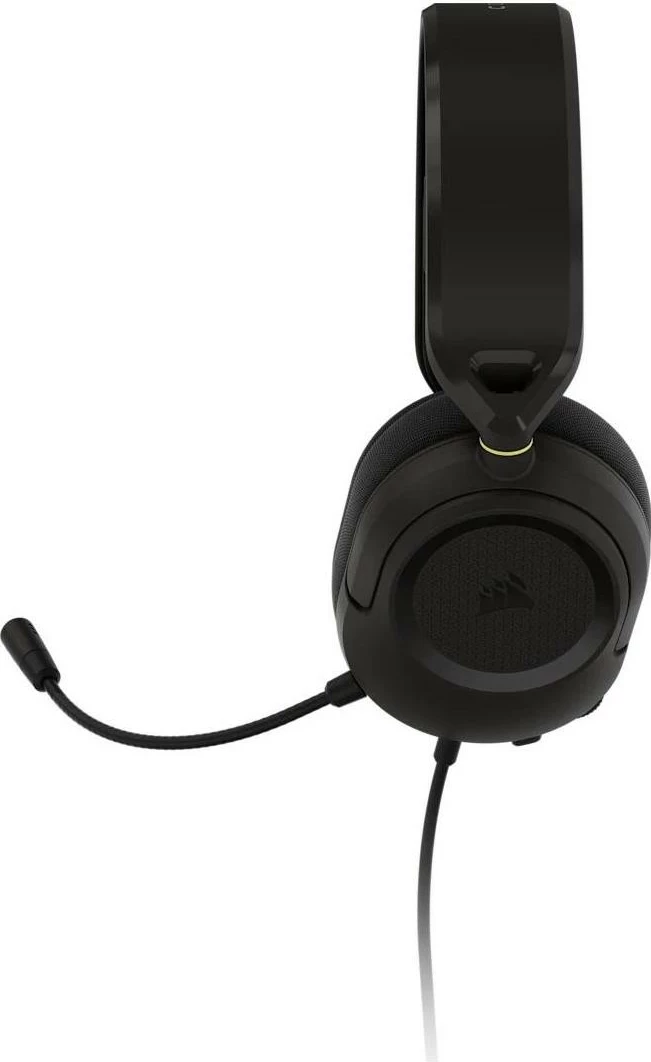 Kufje Corsair HS35 Stereo V3, me kabllo 3.5mm, Dolby Atmos, mikrofon i heqshëm, të zeza