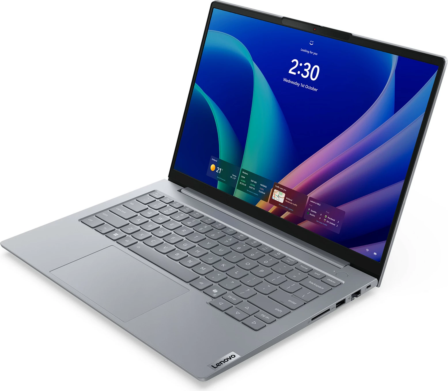 Laptop Lenovo ThinkBook 14 G9 IPL, Core Ultra 5, 16GB RAM, 512GB SSD, 14" WUXGA, Windows 11 Pro, Arctic Grey