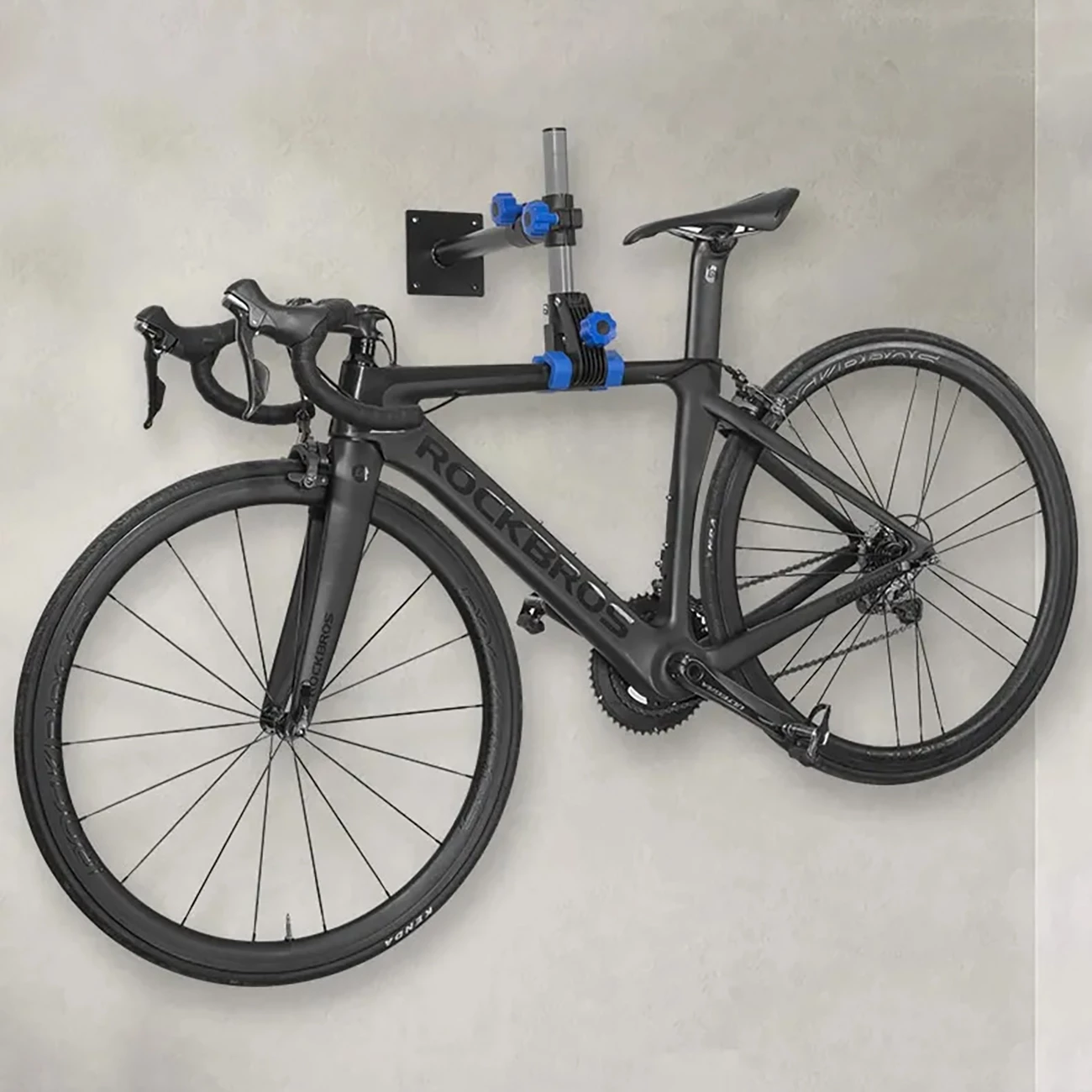 Qëndrim shërbimi për biçikletë Rockbros MP-01, tavolinor/mur, çelik karboni, i zi