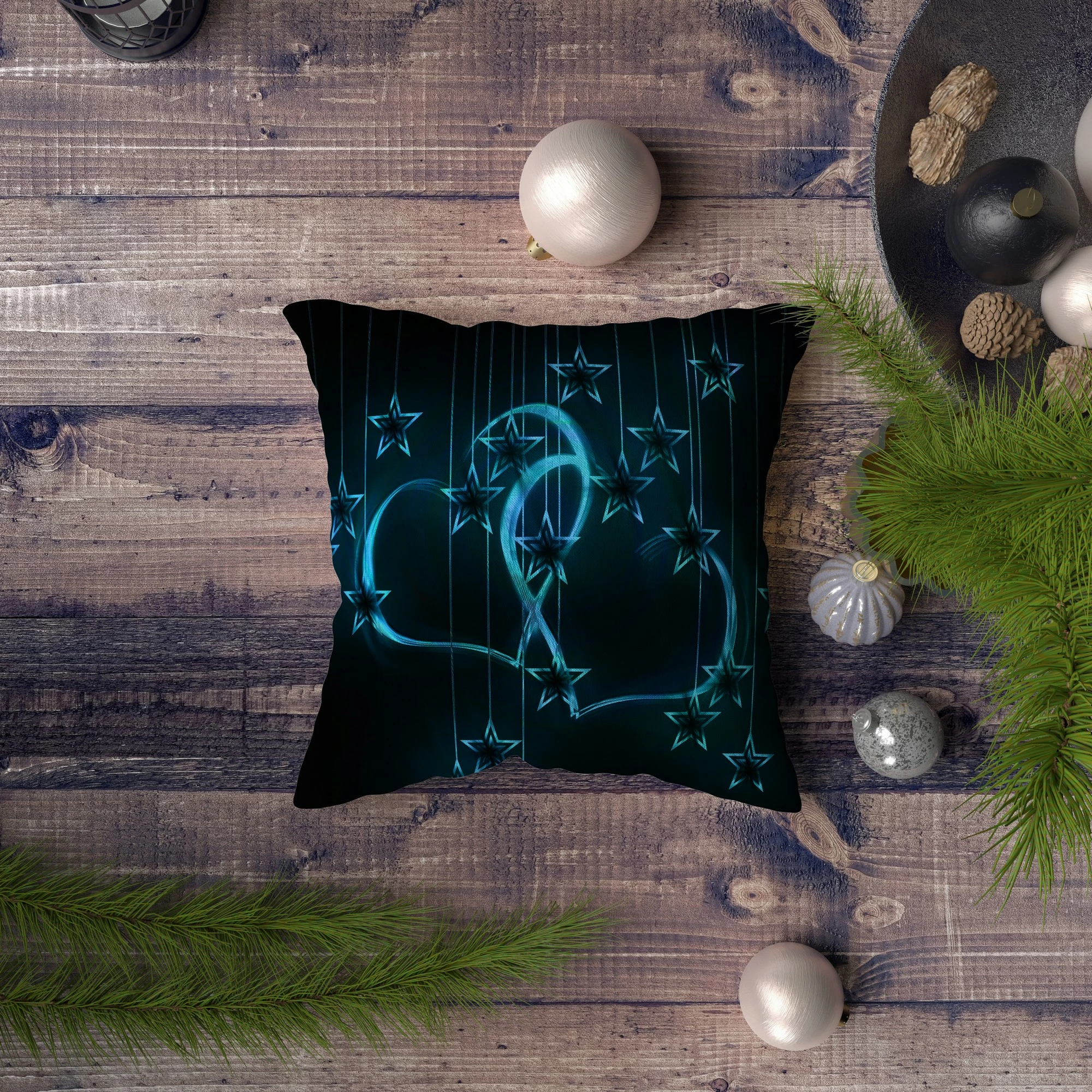 Jastëk dekorativ Aberto Design, NYXMAS027, shumëngjyrësh, 43x43cm