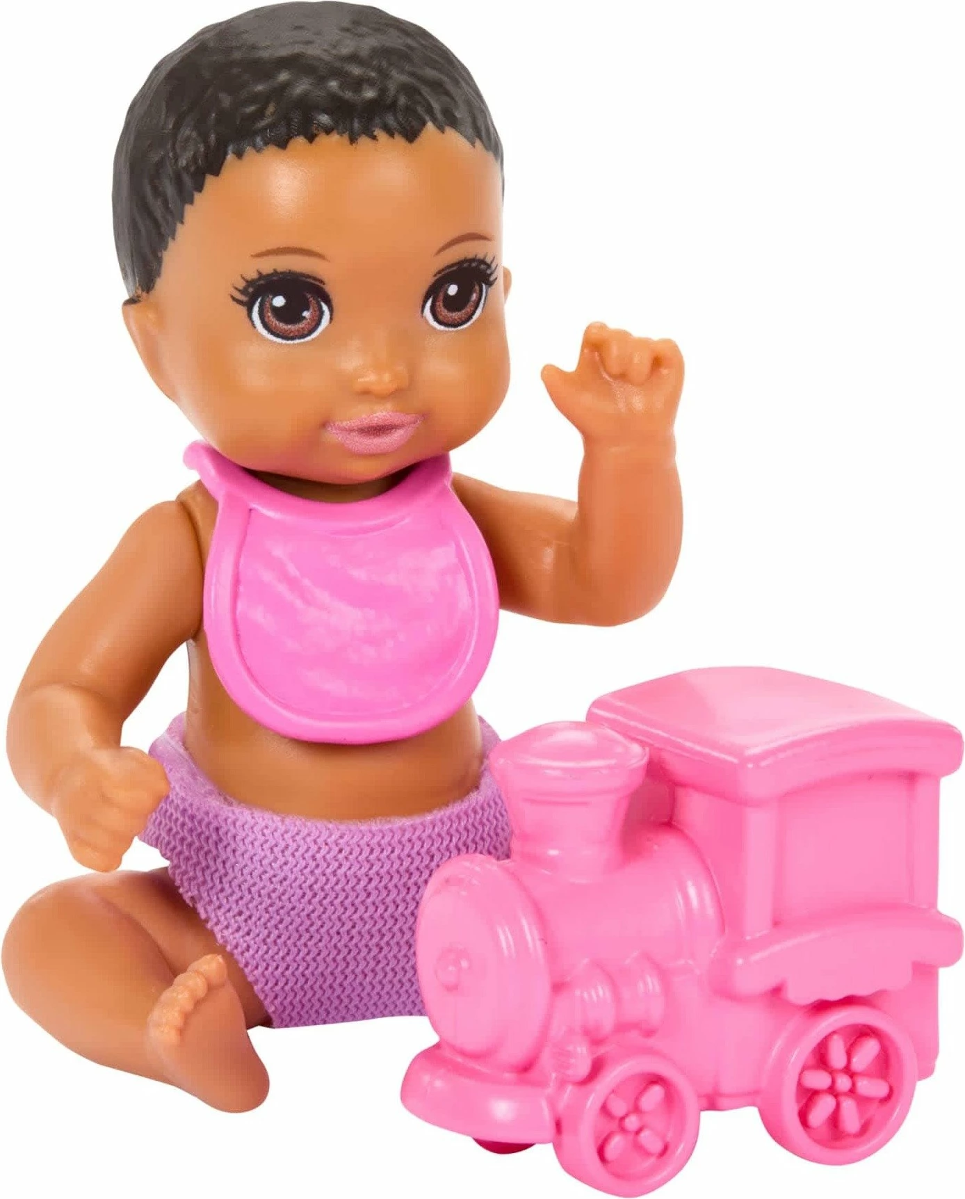 Set kukullash Mattel Barbie Skipper Babysitters Club JJB45, me bebë dhe karrige ushqimi, set 2 kukulla