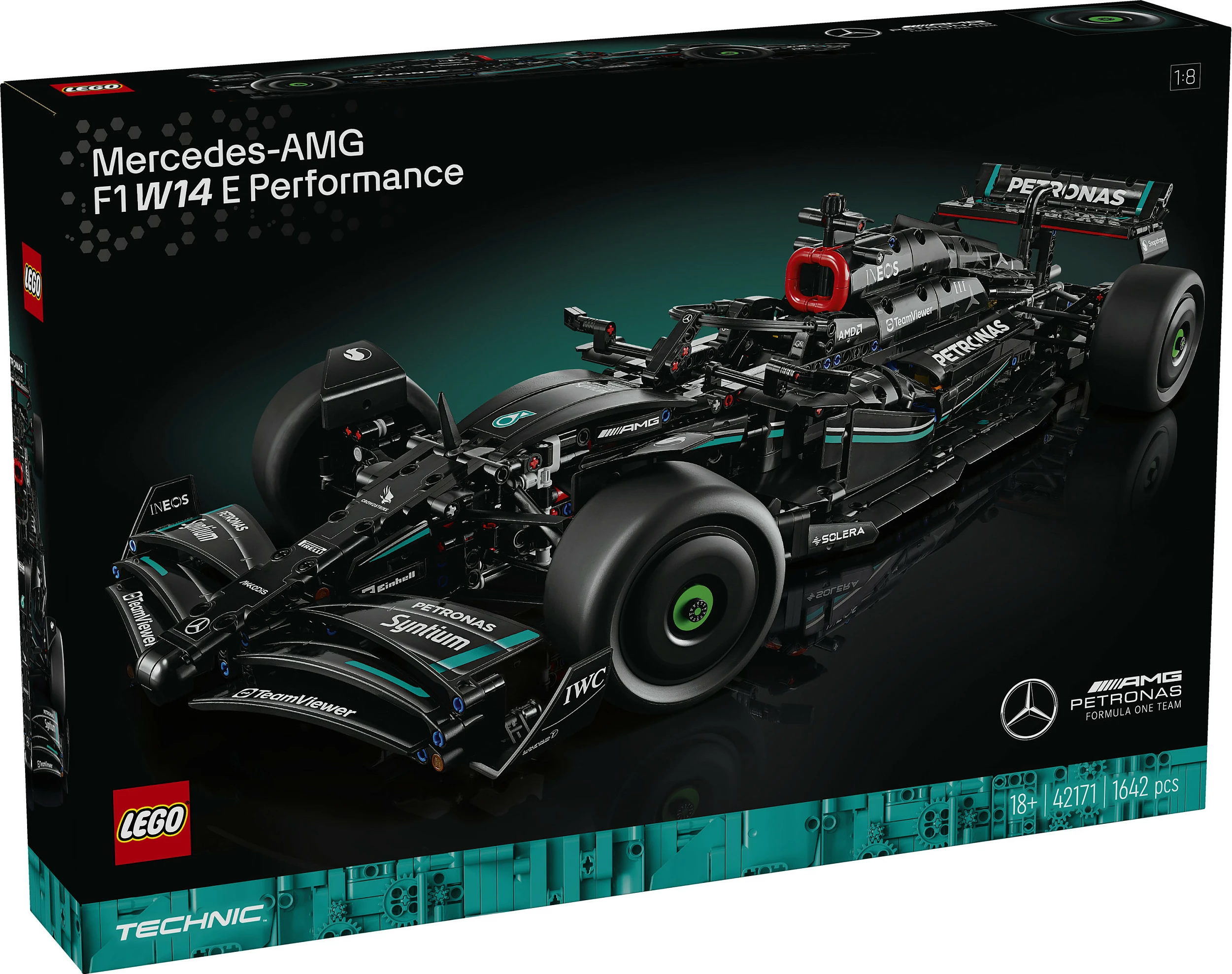 Set ndërtimi LEGO Mercedes-AMG F1 W14 E Performance, 1642 pjesë