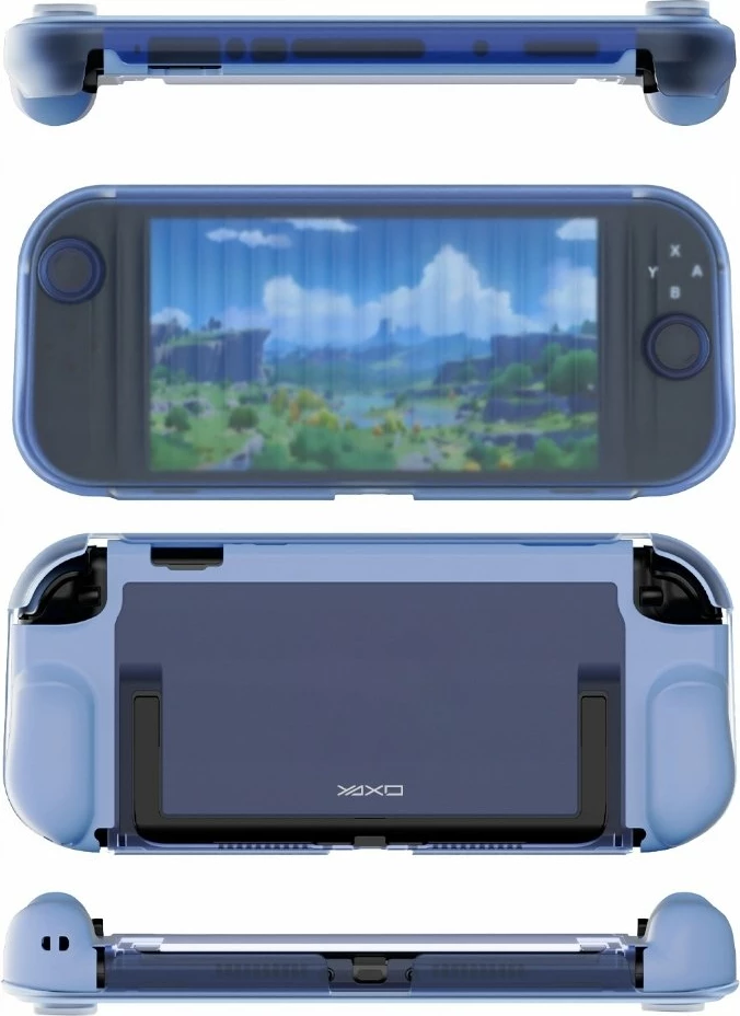 Mbështjellës konzole Yaxo Buzzard për Nintendo Switch 2, mbrojtje ushtarake, me mbajtëse të palosshme, Hydro Blue