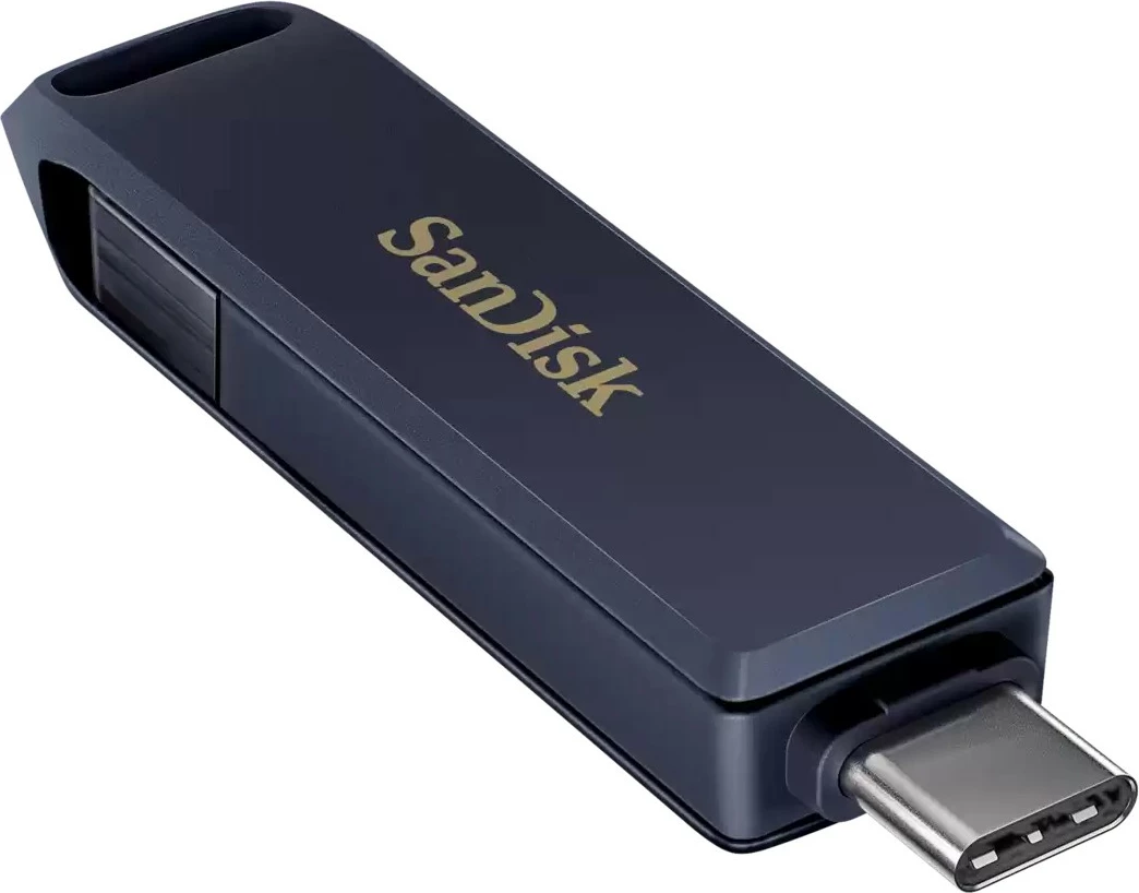 USB flash SanDisk iXpand 64GB, USB Type-C/Lightning, 3.2 Gen 1, blu