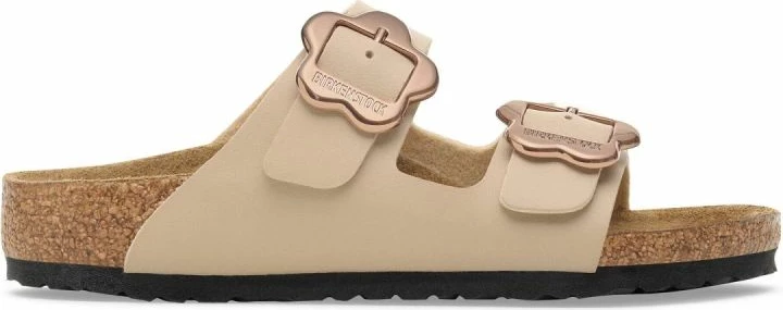 Flip-flops për fëmijë Birkenstock Arizona Flower Buckle Kids 1030439, sandcastle
