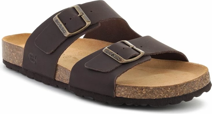 Flip-flopa lëkure për meshkuj Bio Bio Bobby Café, kafe