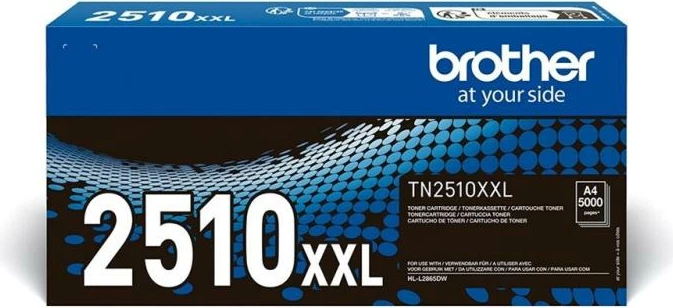 Toner Brother TN-2510XXL, ultra high yield 5000 faqe, e zezë