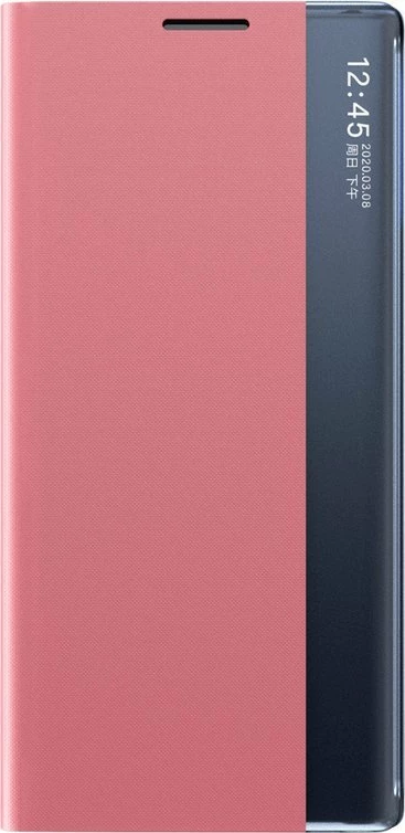 Mbështjellës Hurtel Sleep Case Bookcase me kickstand për Samsung Galaxy A72 4G, Rozë