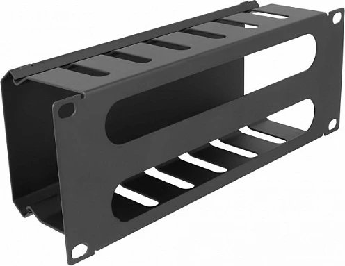 Panel menaxhimi kabllove DeLOCK 10", 1U, 2 hapje, i zi