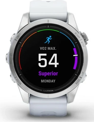 Smartwatch Garmin Epix Pro Gen 2 42mm bardhë/argjend