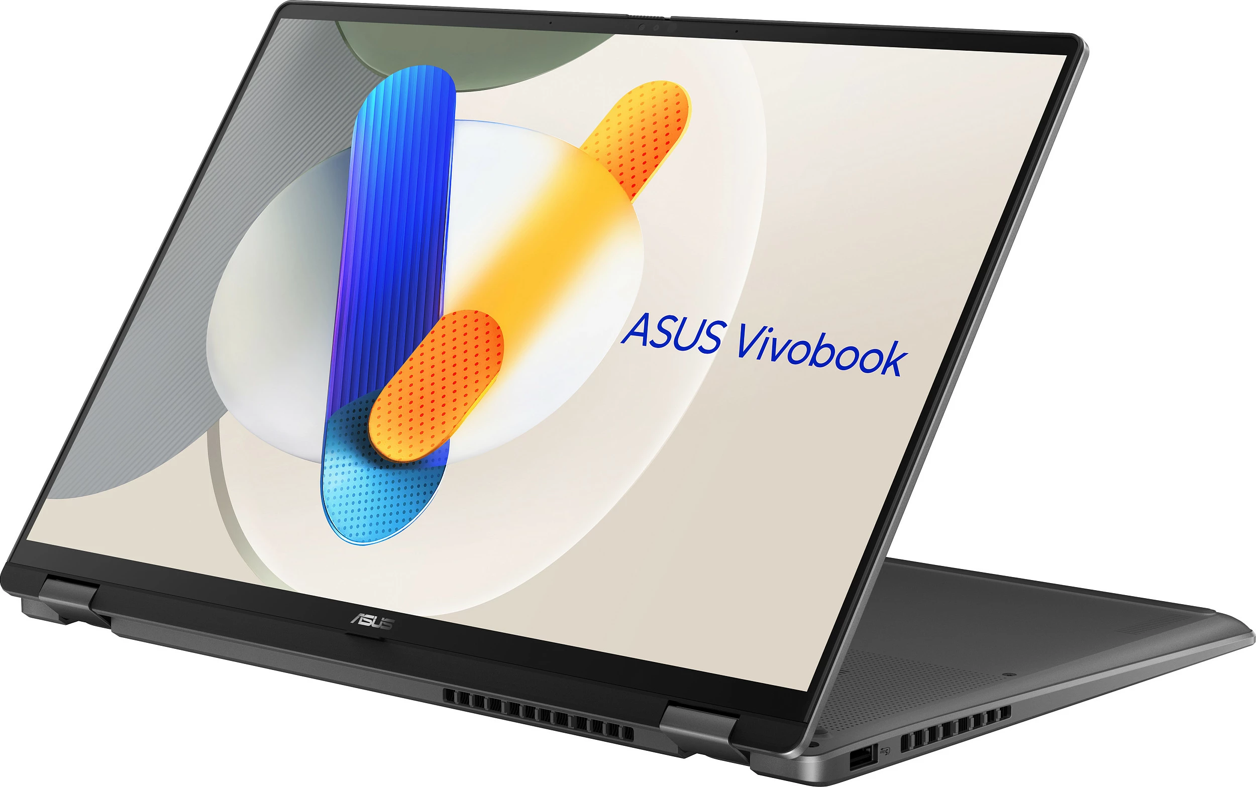 Laptop ASUS Vivobook 16 Flip TP3607SA-SI155W, Core Ultra 7 256V, 16GB RAM Memorje, 1TB SSD, 16" 1920x1200, W11 Home, Matte Gray
