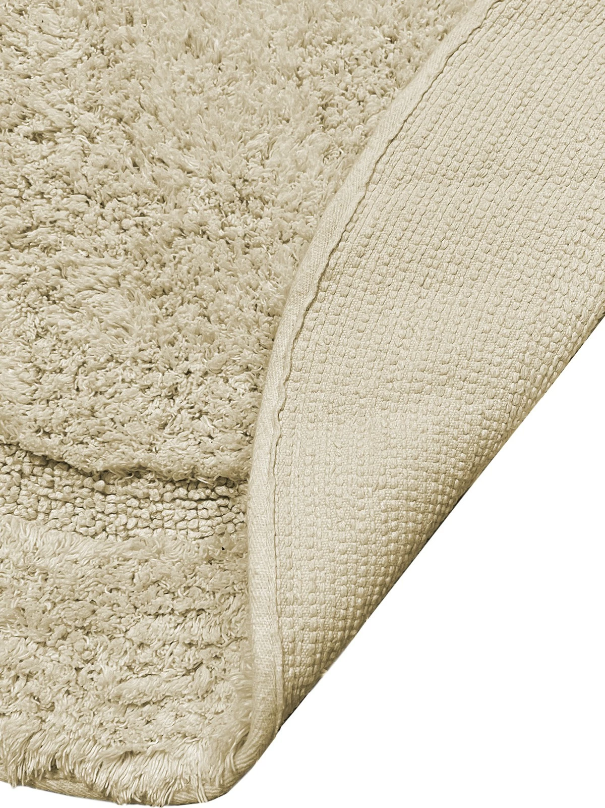Set tapetash për banjo (2 copë), Mijölnir, lesh, ngjyrë gur, 60x100cm & 50x60cm