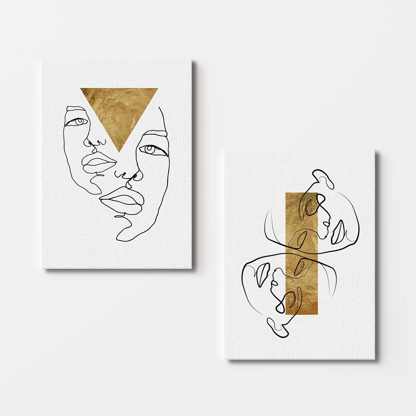 Pikturë dekorative në kanavacë (2 copë), Wallity, 2KNV4251, 50x70cm