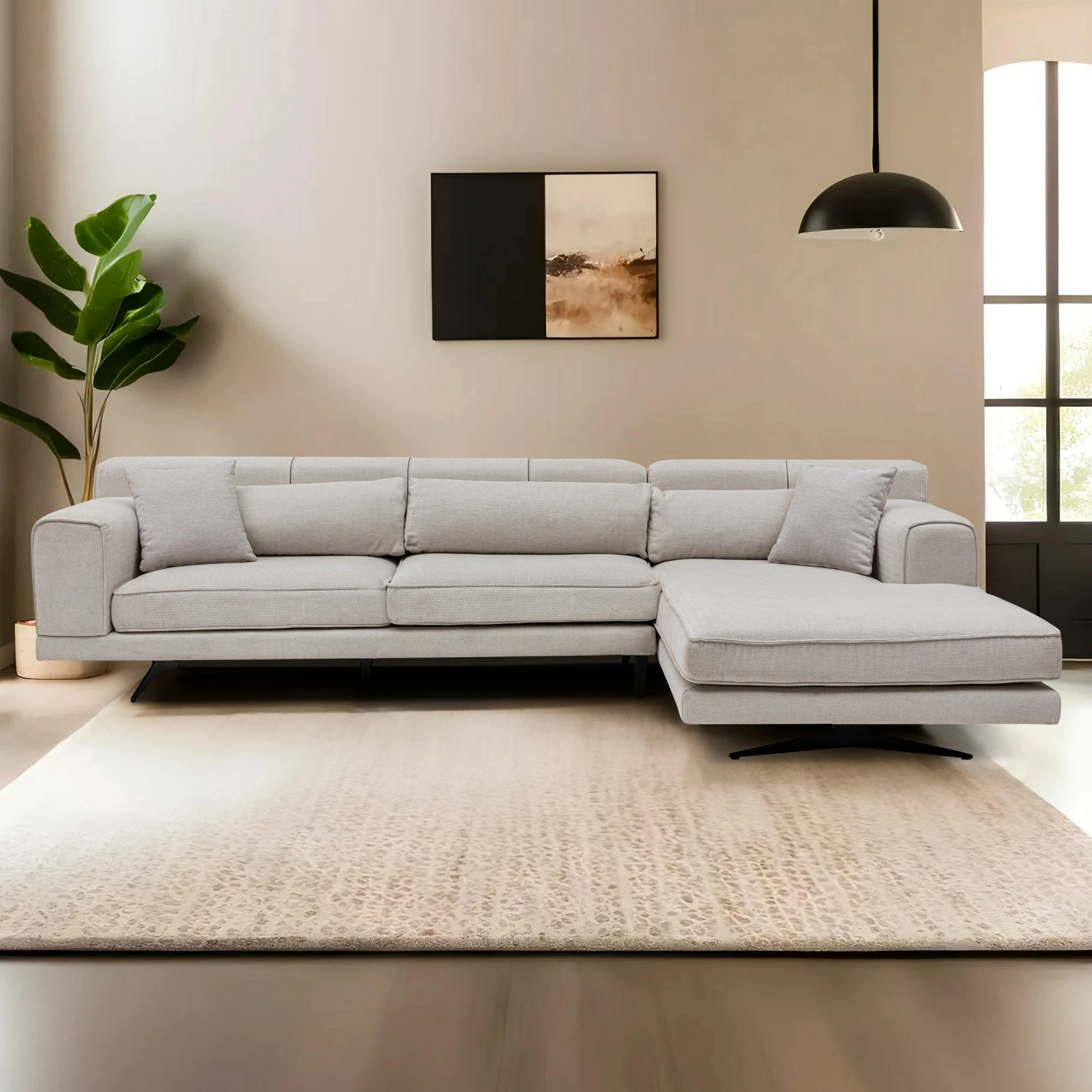 Këndore Jivago, e djathtë, bezhë, Atelier del Sofa