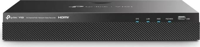 Regjistrues NVR TP-Link VIGI NVR2016H-16P 16-kanal PoE+ i zi