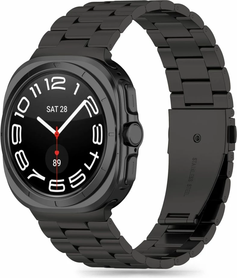 Byzylyk çeliku për smartwatch Tech-Protect për Samsung Galaxy Watch Ultra 47mm, Zi