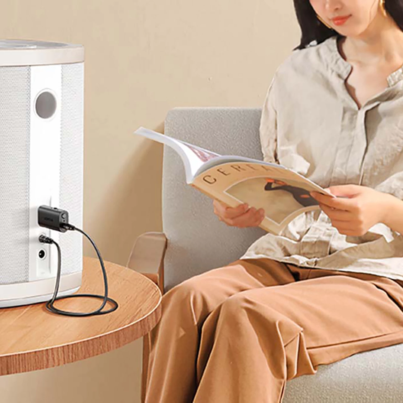 Adapter Bluetooth Ugreen CM523, 3.5mm mini jack, USB-A, i zi