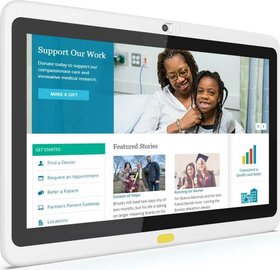 Tabletë ALLNET Medical PoE 13 Zoll RK3568 Android 11 4GB/16GB e bardhë